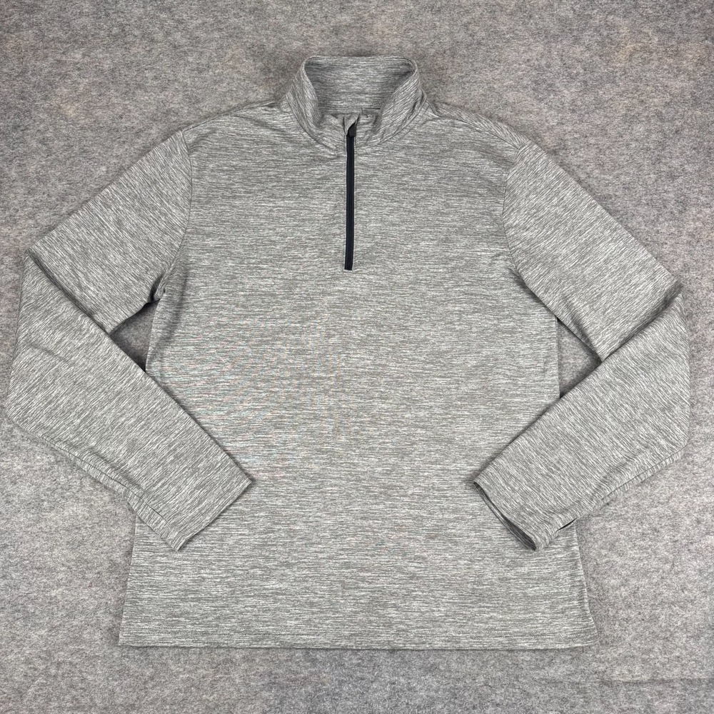 Banana Republic Active Performance 1/2 Zip Pullover Gray Mens Medium M